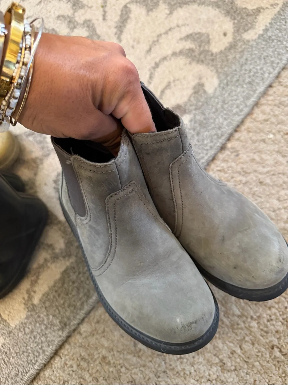 UGG Kids Grey Chelsea Boots